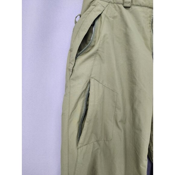 Burton Snow Pants Womens XS Green Cargo Winter Snowboarding Ski Outdoor Snowplay - Picture 3 of 14
